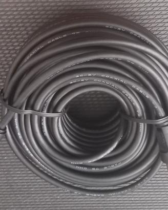 Cavo antenna TV 20M Nero