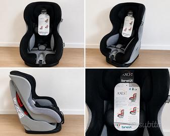 Seggiolino auto brevi AXO, nero e grigio ,Mai usat
