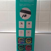 Lampada a led con altoparlante ricarica wireless 