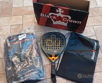 Pack Black Crown Patron gold Racchetta Zaino sacca