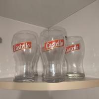 bicchieri da birra marca Castello