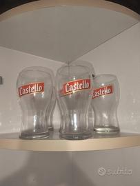 bicchieri da birra marca Castello