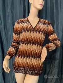 Blusa donna paillettes