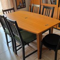 Tavolo da soggiorno IKEA color faggio