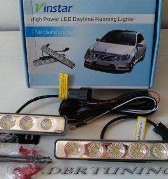 Luci diurne DRL 5 Led universali 10w