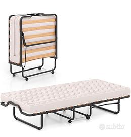 Brandina Pieghevole con Materasso Colore Nero