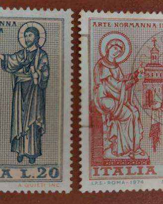 Francobolli 1974 - Arte Normanna in Sicilia