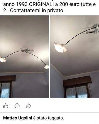 2 lampade plana foscarini