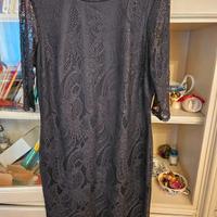 vestito nero pizzo George tg 46 IT