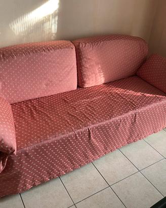 Divano letto in tessuto