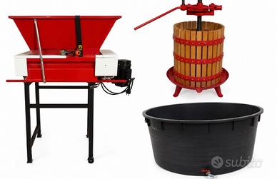 Attrezzatura completa per produzione vino