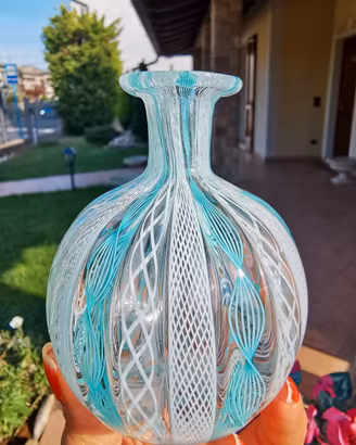 Vaso Ampolla Murano Zanfirico 1950 