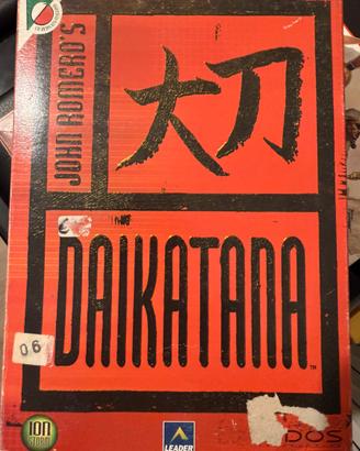 John Romero Daikatana Big Box gioco vintage