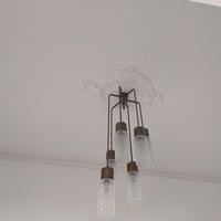 Lampada a sospensione in vetro 