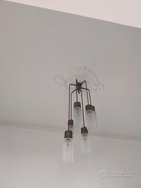 Lampada a sospensione in vetro 