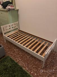 Letto per bambini IKEA KRITTER con pecore – bianco