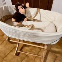Cesta - culla per neonato Pali con ruote