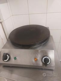 piastra per crepes professionale 