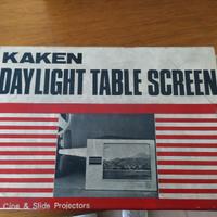 Kaken daylight table screen for cine &slide