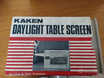 Kaken daylight table screen for cine &slide