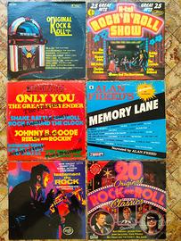 Lotto 6 LP Compilation Rock & Roll Anni '50 '60