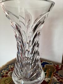 Grande vaso in vetro lavoratoì