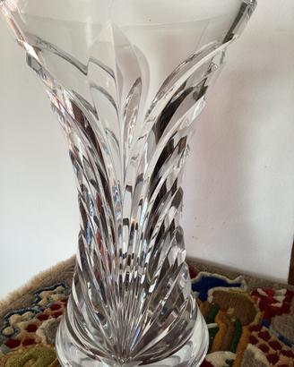 Grande vaso in vetro lavoratoì