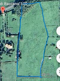 Terreno 1,5 ettari adiacente cassia bis km 29,5