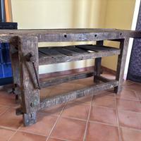 tavolo da falegname d'epoca