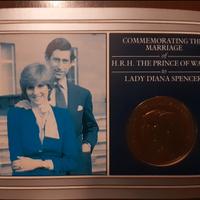 Royal Mint Crown LADY DIANA SPENCER & PRINCE CHARL