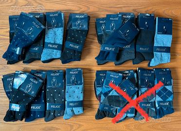 Calzini uomo caldo cotone al polpaccio 40-46 Felic