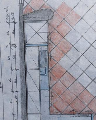 cucina in alluminio millerighe e legno