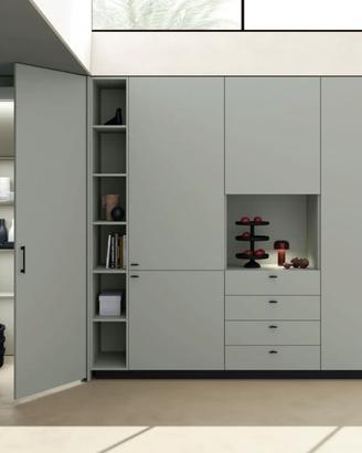Cucina su Disegno 3 Colonne Top HPL L. 440cm