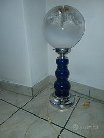 lampada da tavolo in vetro di murano