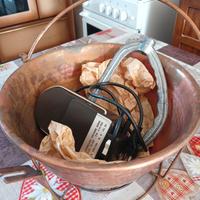 Paiolo elettrico rame