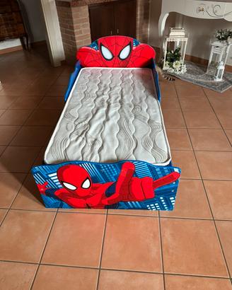 Lettino Spiderman fino a 8 anni