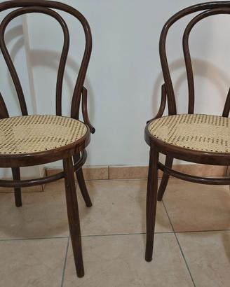 Sedie da pranzo larga Thonet No. 18