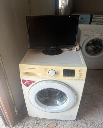 Lavatrice samsung 7kg A+++ 1200giri e tv 20 pollic