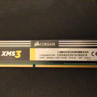 RAM 1x4gb DDR3 1600mhz c9 corsair