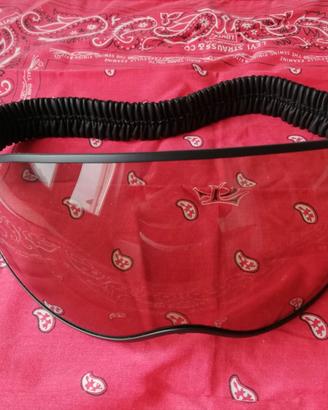 Visiera con elastico DMD per caschi Jet e Vintage