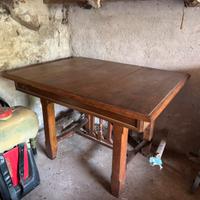 Tavolo in quercia antico primi del 900