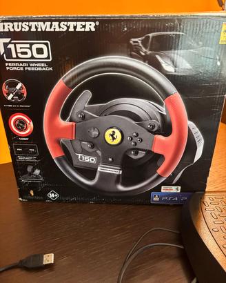 volante PC PS4 PS3 thrustmaster T150 ferrari