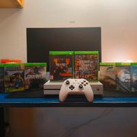 XBOX ONE S+VOLANTE LOGITECH G920+SUPPORTO VOLANTE