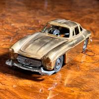 Mercedes 300 SL 1954 modellino dorato vintage