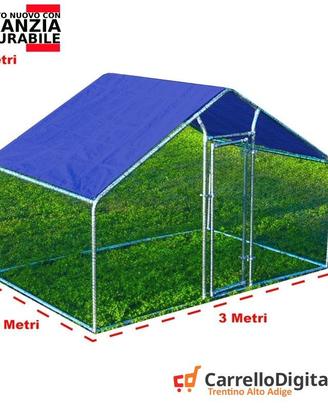 Gabbia per Polli 3x2m x h 2 m – 6 mq - viola