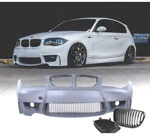 PARAURTI ANTERIORE BMW E81 E87 E82 04-13 LOOK 1M +