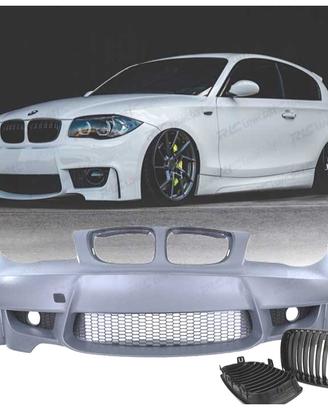 PARAURTI ANTERIORE BMW E81 E87 E82 04-13 LOOK 1M +
