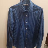 Camicia blu a righe naracamicie M