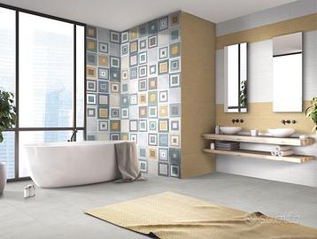 Piastrella 25x75 Decoro Nuance Vari Colori Savoia