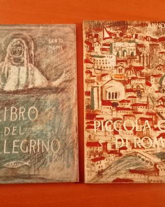 Libro Del Pellegrino 1949 e piccola guida di Roma